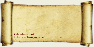 Josip Jočanin vizit kartica